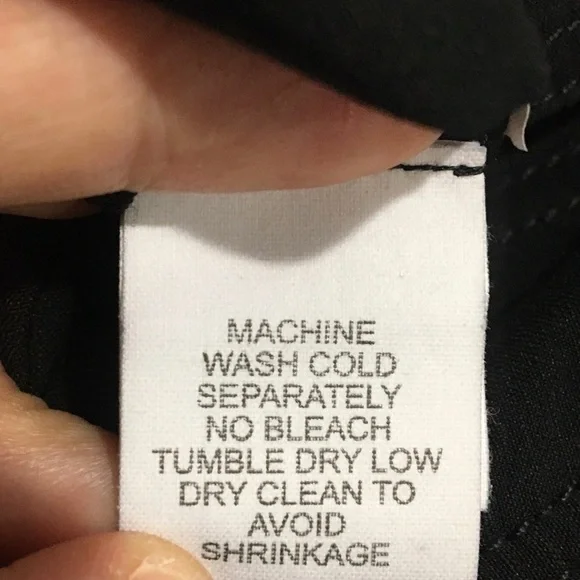 Eileen Fisher NWOT Straight Pants “Sample” Black Lightweight size Small (6-8) - Picture 9 of 10